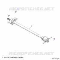 TRASMISSIONE, FRONT PROP SHAFT