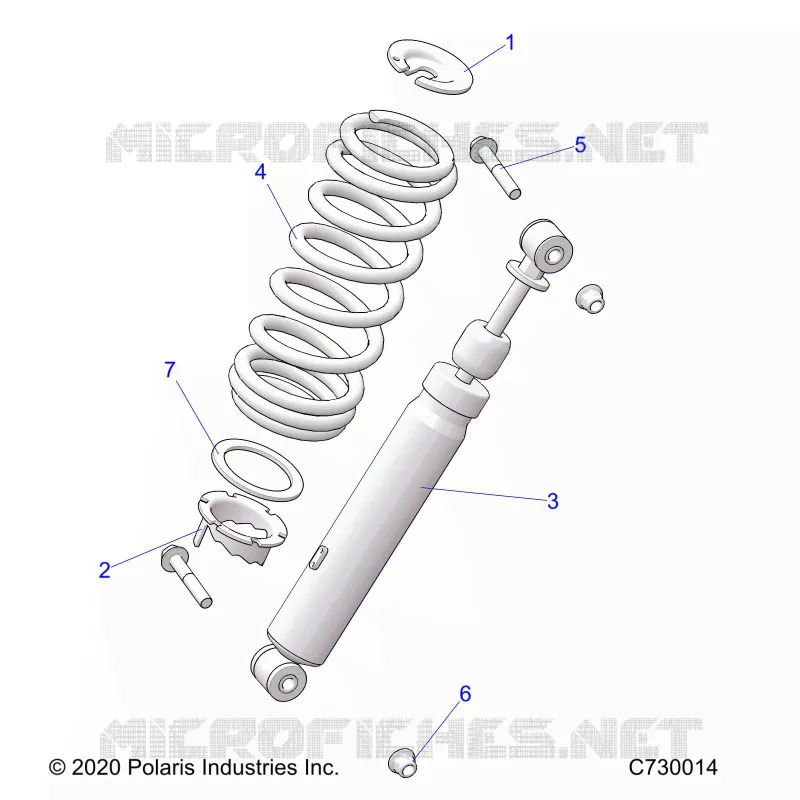 SUSPENSION, SHOCK ANTERIORE MOUNTING