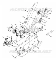 POSTERIORE SWING ARM   SHOCK UPDATED 5/90 (4917741774027A)