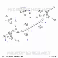 SUSPENSION, BARRA DI STABILIZZAZIONE, FRONT