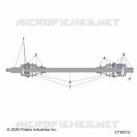TRASMISSIONE, FRONT HALF SHAFT