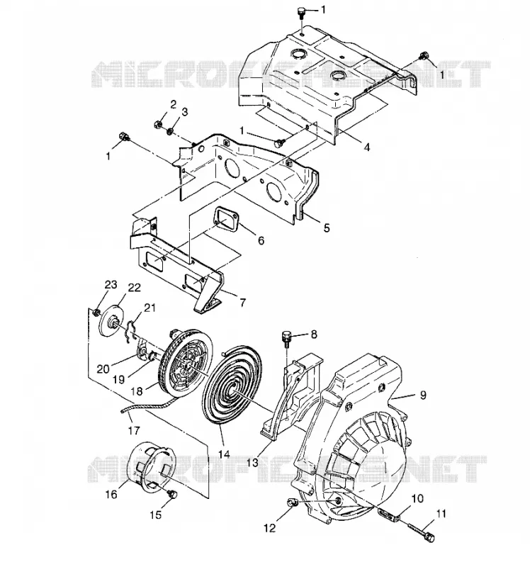 VENTILATORE HOUSING   RINCULO LITE 0983433 and LITE DELUXE 0983431 (4941864186C006)