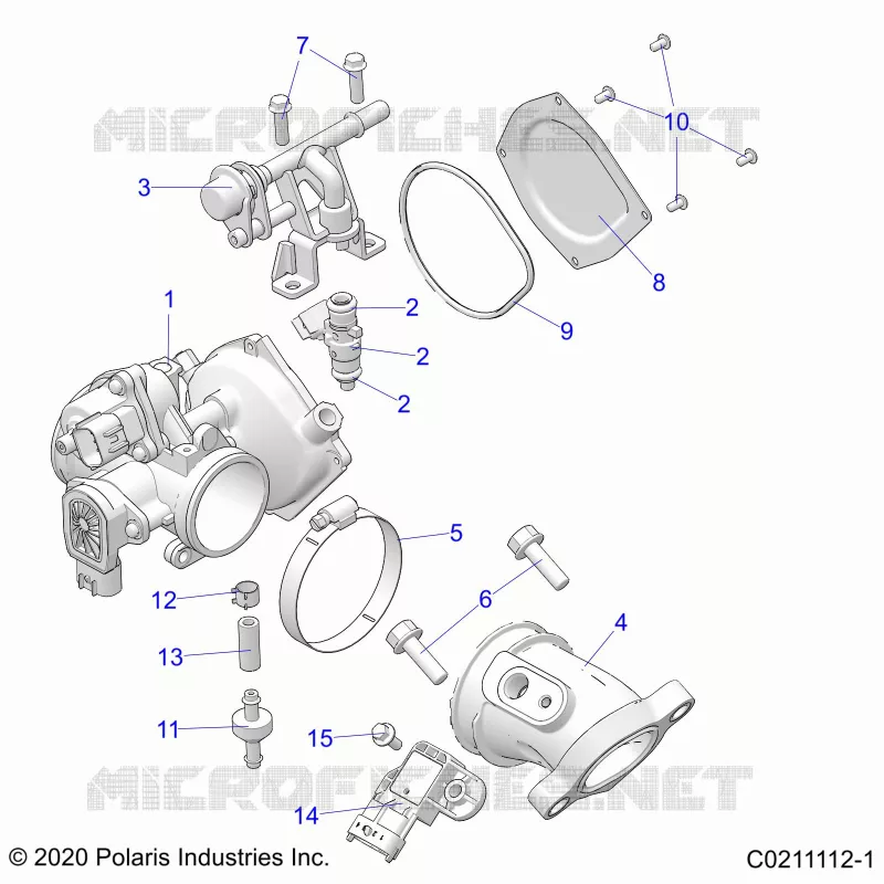 ENGINE, CORPO FARFALLATO AND FUEL RAIL