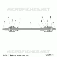 TRASMISSIONE, FRONT HALF SHAFT