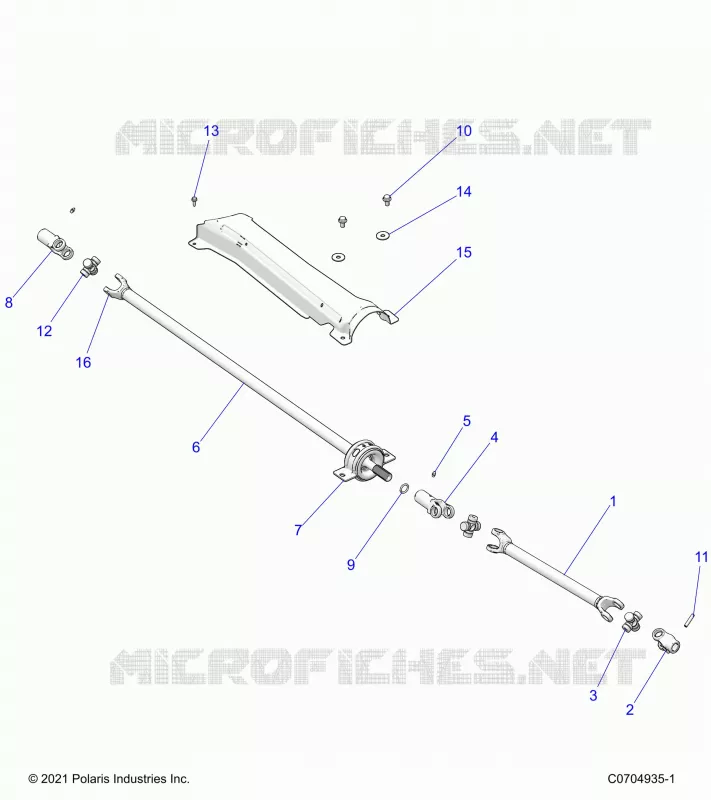 TRASMISSIONE, FRONT PROP SHAFT