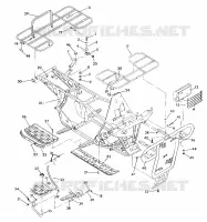 MONTAGGIO DEL TELAIO w/RACKS Swedish 350 4X4 (4923732373003A)