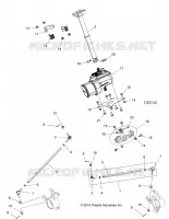 STEERING, STERZO POST ASM.
