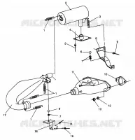 IMPIANTO DI SCARICO XLT 0966756 (4933823382C003)