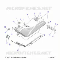 SISTEMA DI ALIMENTAZIONE CARBURANTE, FUEL TANK ASM.