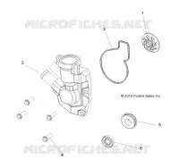 MOTORE, WATERPUMP IMPELLER AND COVER
