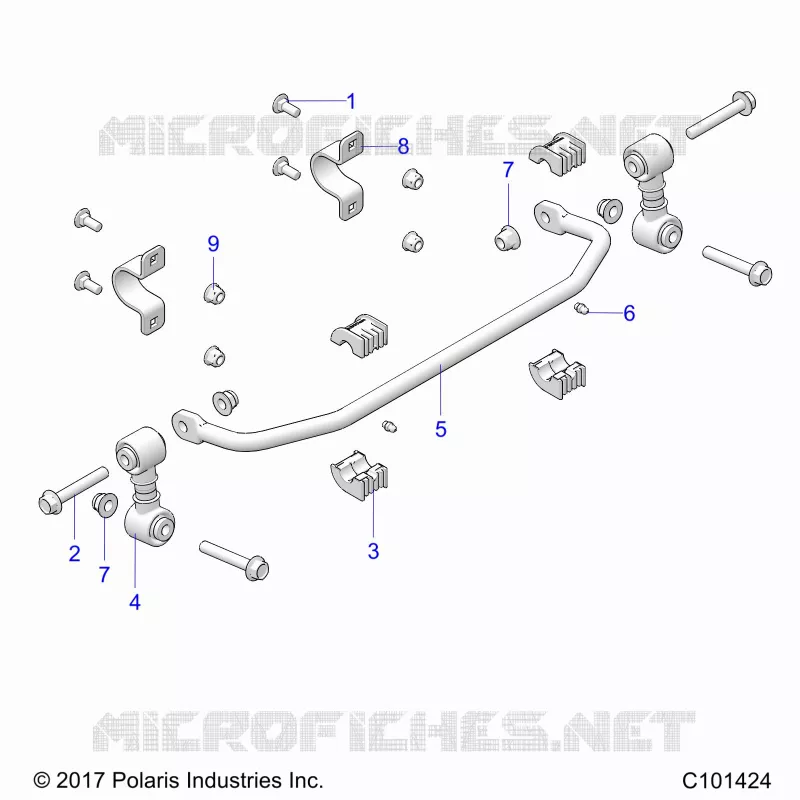 SUSPENSION, BARRA DI STABILIZZAZIONE, FRONT