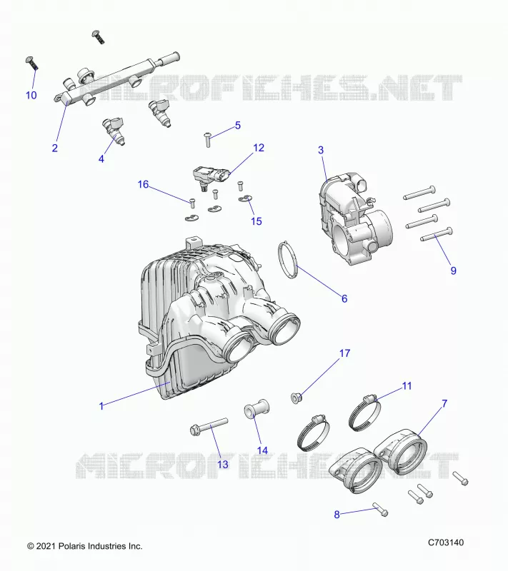 ENGINE, INTAKE AND CORPO FARFALLATO