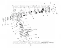 TRASMISSIONE, MID SCATOLA DEGLI INGRANAGGI INTERNALS