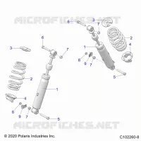 SUSPENSION, SHOCK ANTERIORE