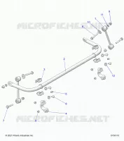 SUSPENSION, BARRA DI STABILIZZAZIONE, REAR