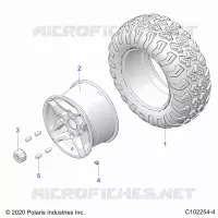 RUOTAS, REAR TIRE