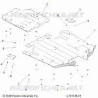 CHASSIS, SCIARED PLATES