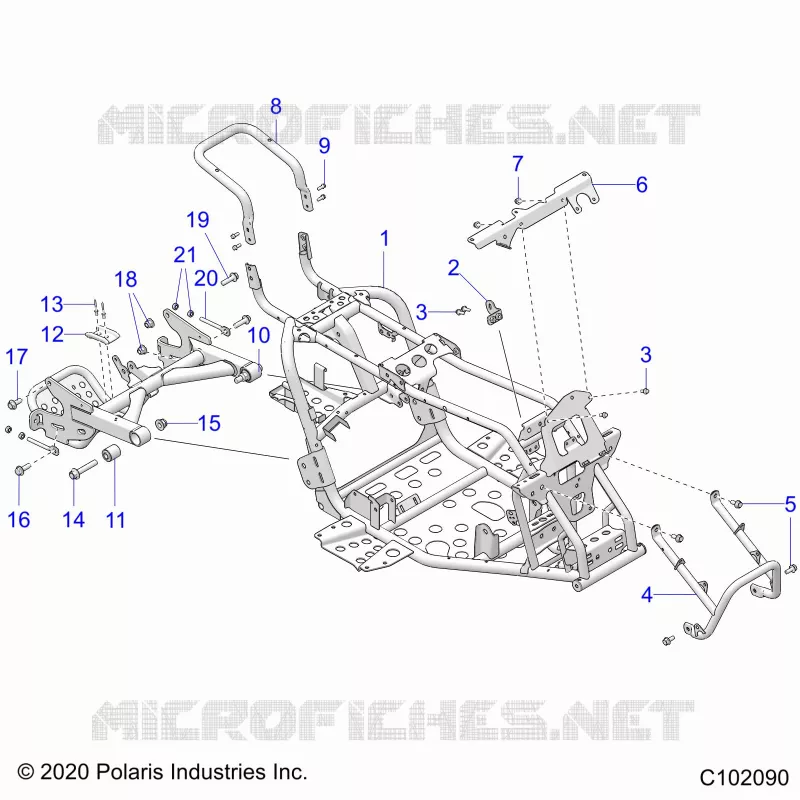 CHASSIS, TELAIO ASM AND SWINGARM