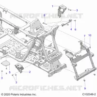 TELAIO, FRONT CAB SUPPORTS