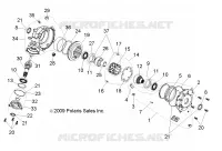 TRASMISSIONE, FRONT SCATOLA DEGLI INGRANAGGI INTERNALS