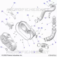 TRASMISSIONE, CLUTCH COVER AND DUCTING