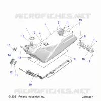 SISTEMA DI ALIMENTAZIONE CARBURANTE, FUEL TANK ASM.