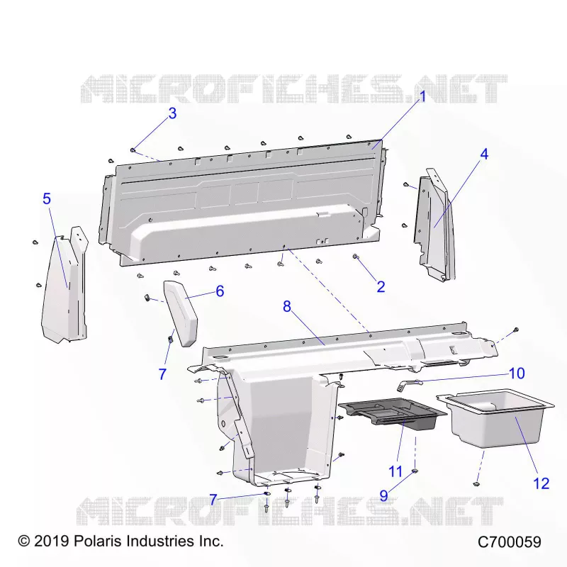 CARROZZERIA POSTERIORE CLOSEOFF, AND FENDERS