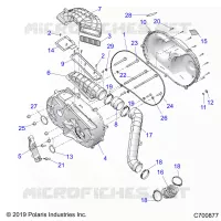 TRASMISSIONE, CLUTCH COVER AND DUCTING