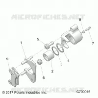 BRAKES, PINZA POSTERIORE