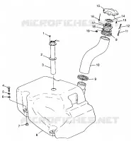CARBURANTE TANK HURRICANE B964466 and Intl. HURRICANE I964466 (4935733573A009)