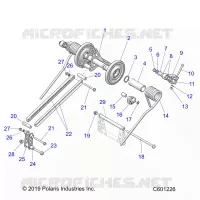 SUSPENSION, POSTERIORE COPPIA ARM