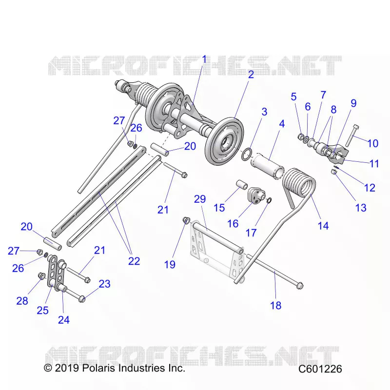 SUSPENSION, POSTERIORE COPPIA ARM
