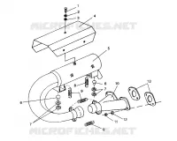 IMPIANTO DI SCARICO LITE/0933433 and  LITE DELUXE/0933431 (4922972297023A)