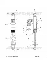 SUSPENSION, AMMORTIZZATORE POSTERIORE TRACK, VELOCITY