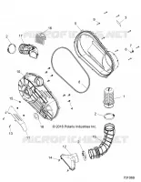 DRIVE TRAIN, COPERCHIO FRIZIONE AND DUCTING