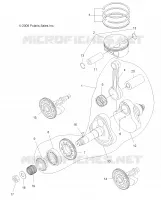 MOTORE, ALBERO MOTORE AND PISTONE