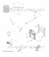 REGOLATORE, RELAYS, SENSORI and ECU