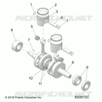 ENGINE, PISTONE &amp; ALBERO MOTORE