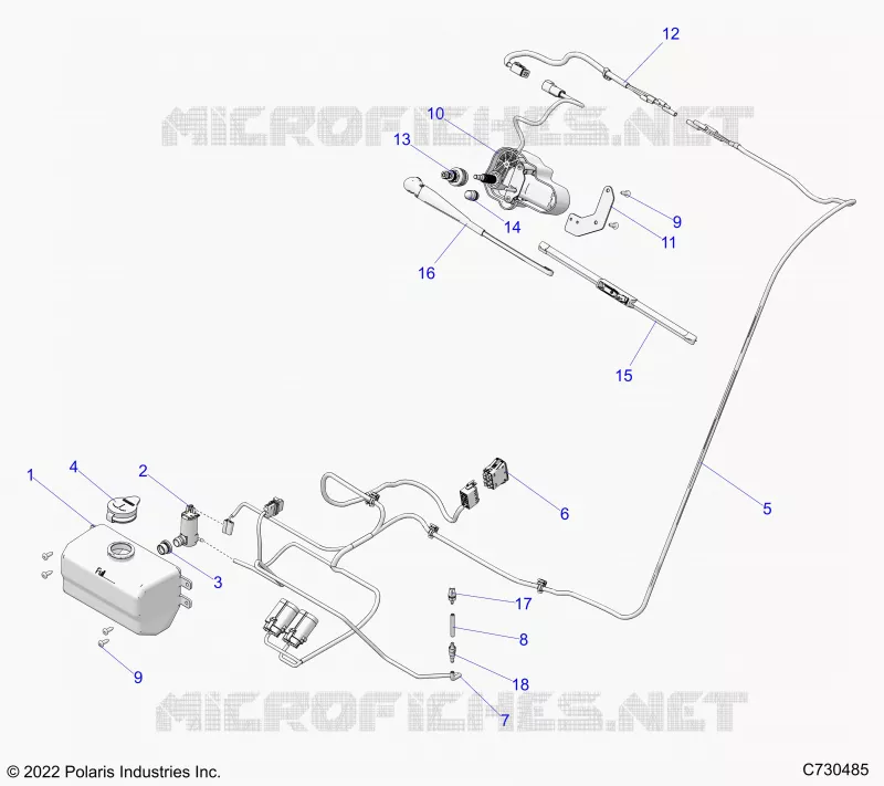 BODY, WATER BOTTLE PUMP ASM AND WIPER KIT