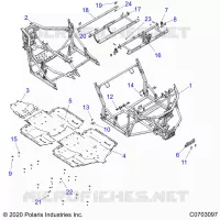 CHASSIS, MAIN FRAME AND SCIARED PLATES