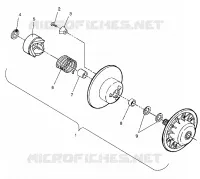 FRIZIONE DRIVEN ASSEMBLY SUPER SPORT E940743 (4927372737022A)