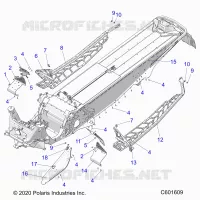 CHASSIS, PROTEZIONE FRIZIONE, FOOTRESTS, AND RUNNINGBOARDS
