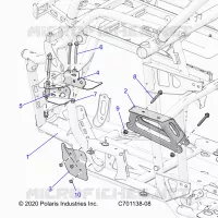 CHASSIS, MOTORE AND REAR DRIVELINE MOUNTING