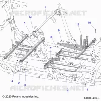 CHASSIS, SEAT AND CENTER CONSOLE MONTAGGIO