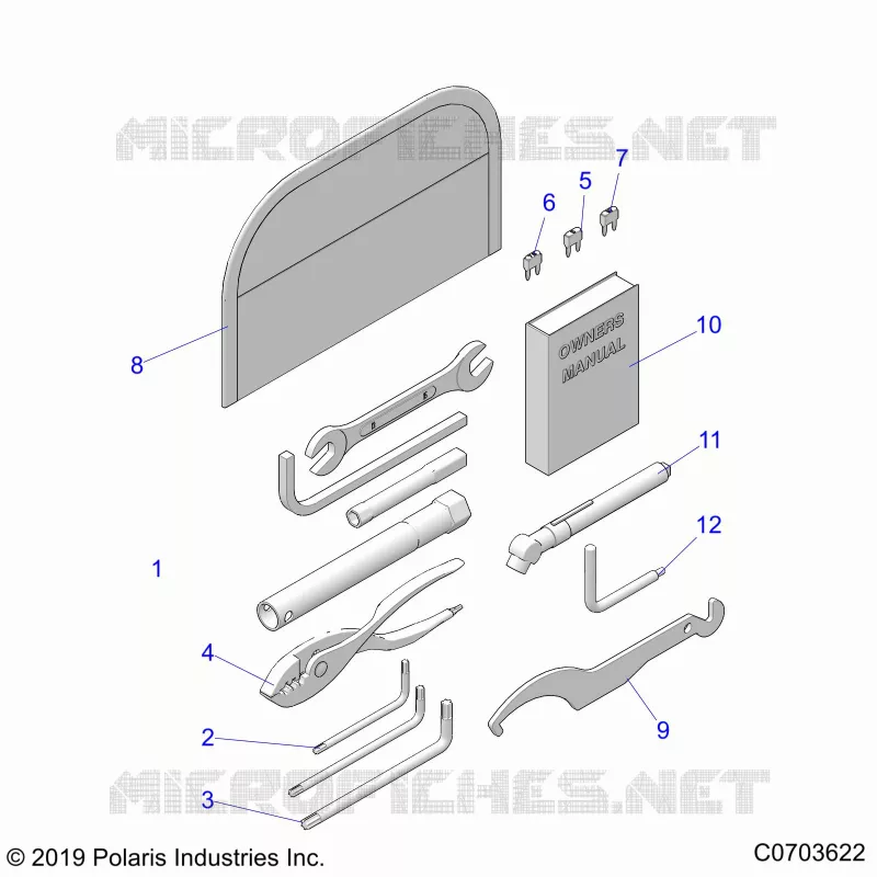REFERENCE, MANUALE DEL PROPRIETARIO AND TOOL KIT