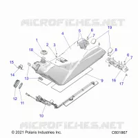 SISTEMA DI ALIMENTAZIONE CARBURANTE, FUEL TANK ASM.