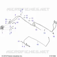 BRAKES, LINEE FRENO POSTERIORE