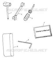 KIT DI STRUMENTI HURRICANE B974473 and Intl. HURRICANE I974473 (4941044104B012)