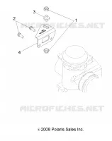 MOTORE, CARBURATORE BRACKET