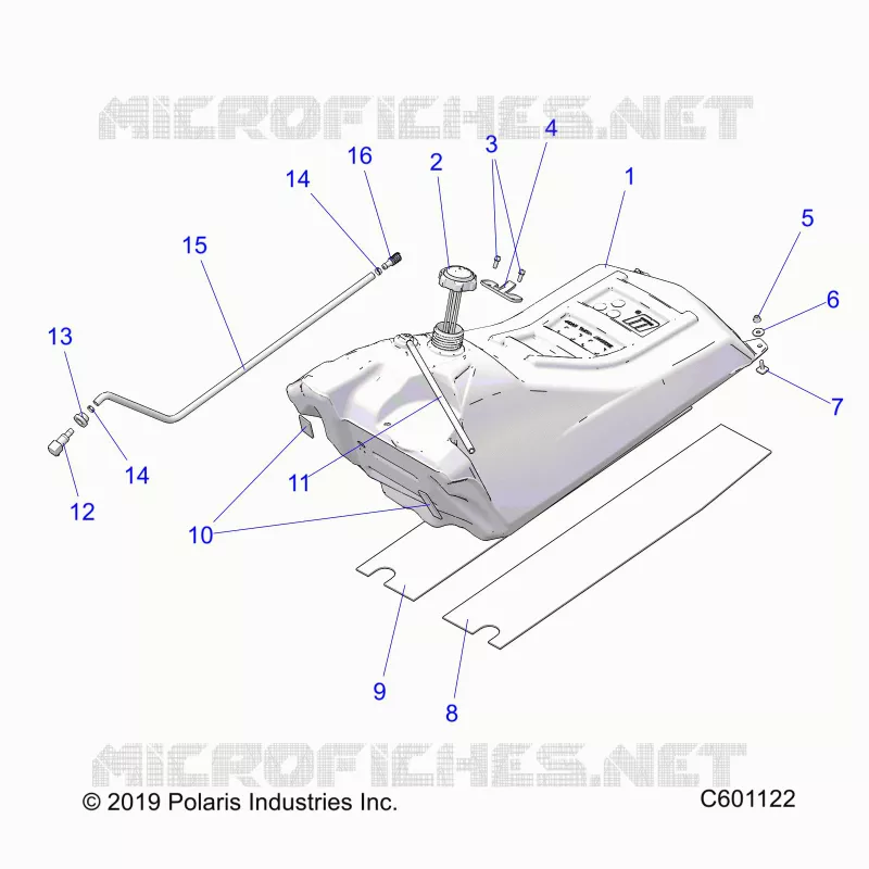 SISTEMA DI ALIMENTAZIONE CARBURANTE, FUEL TANK ASM.